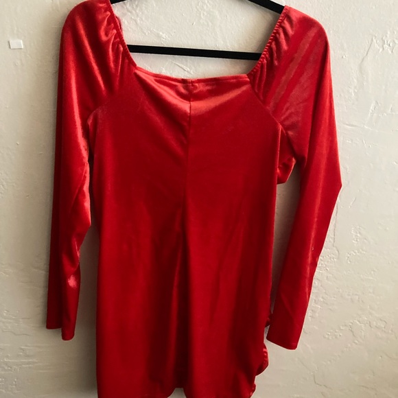 Red velvet dress. I bought it’s a target for Valentine’s Day. Brand new - Picture 1 of 4
